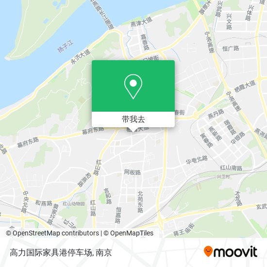 高力国际家具港停车场地图