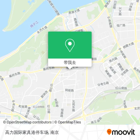 高力国际家具港停车场地图