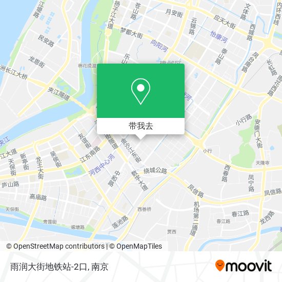 雨润大街地铁站-2口地图