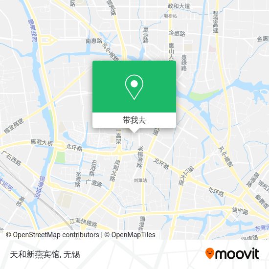 天和新燕宾馆地图