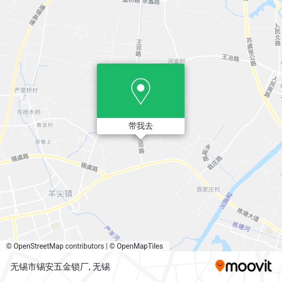无锡市锡安五金锁厂地图