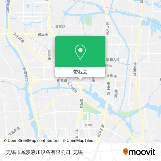 无锡市威澳液压设备有限公司地图