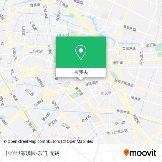 国信世家璞园-东门地图