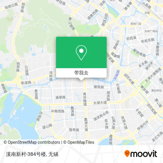 溪南新村-384号楼地图