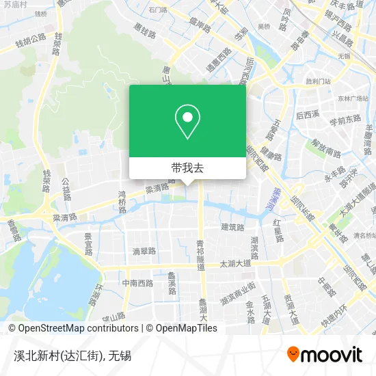 溪北新村(达汇街)地图