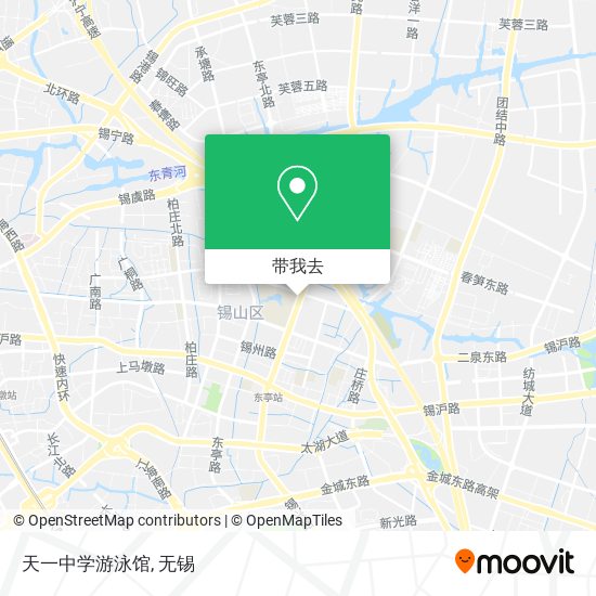 天一中学游泳馆地图