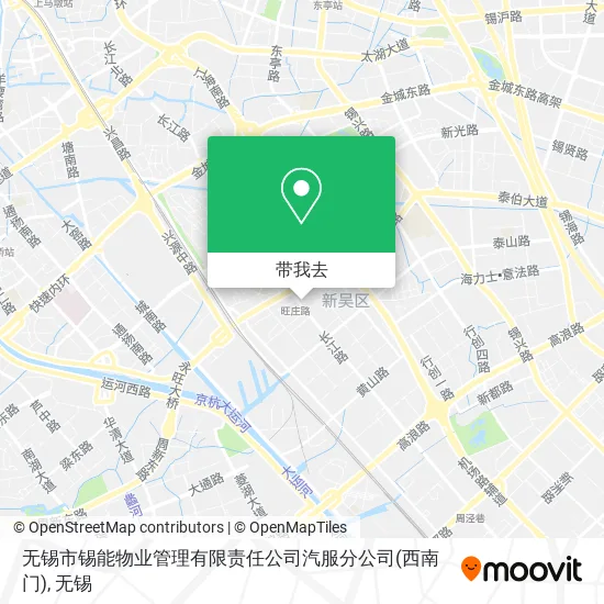 无锡市锡能物业管理有限责任公司汽服分公司(西南门)地图