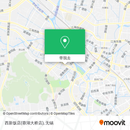 西新饭店(蓉湖大桥店)地图
