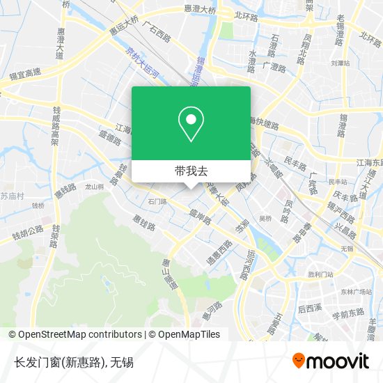 长发门窗(新惠路)地图