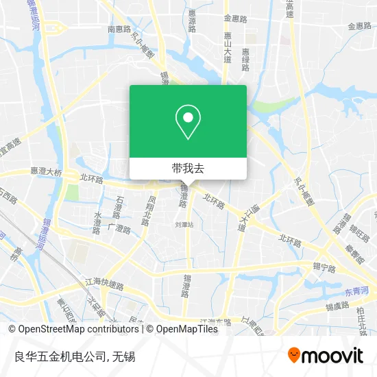 良华五金机电公司地图
