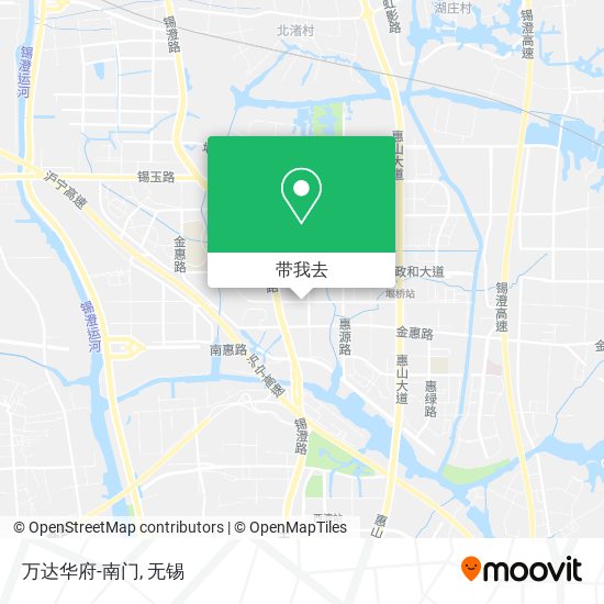 万达华府-南门地图