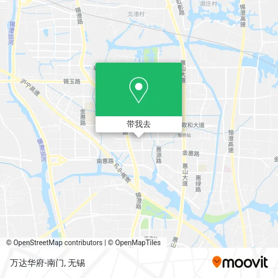 万达华府-南门地图