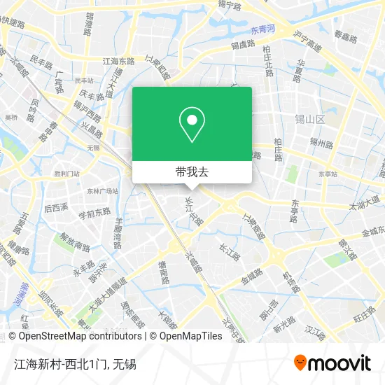 江海新村-西北1门地图