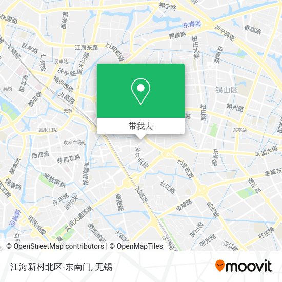 江海新村北区-东南门地图