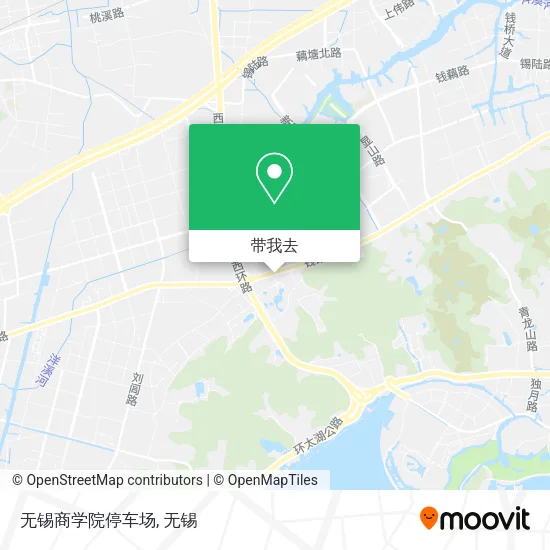 无锡商学院停车场地图