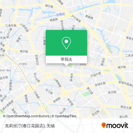 克莉丝汀(春江花园店)地图