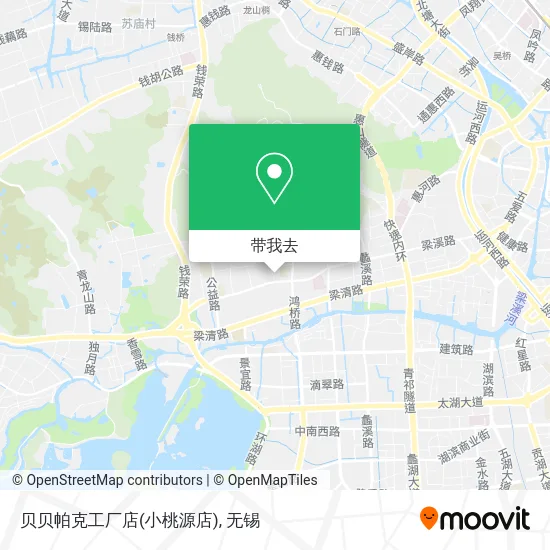 贝贝帕克工厂店(小桃源店)地图