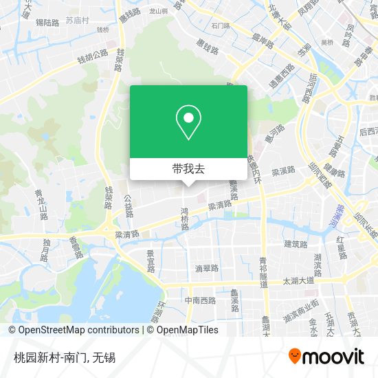 桃园新村-南门地图