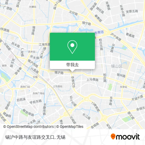 锡沪中路与友谊路交叉口地图