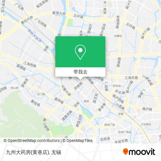 九州大药房(黄巷店)地图