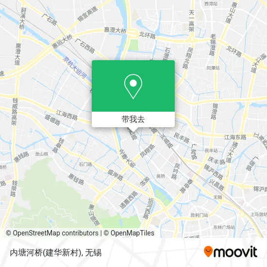 内塘河桥(建华新村)地图