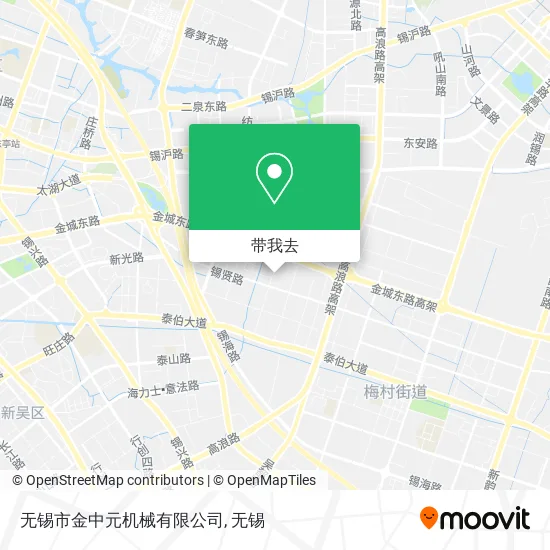 无锡市金中元机械有限公司地图