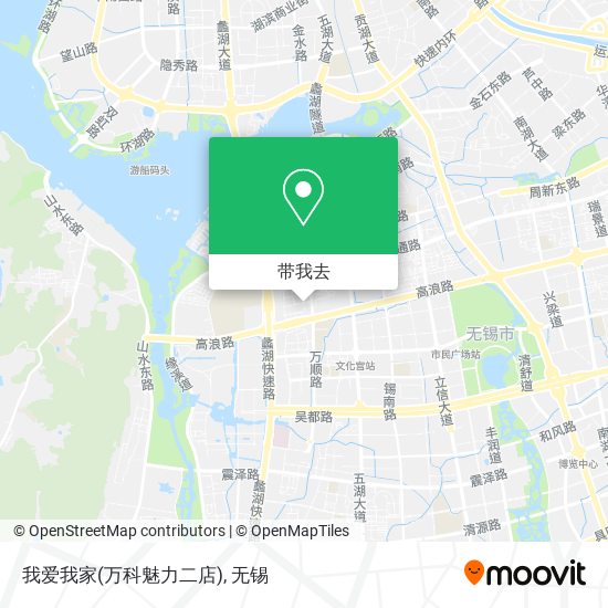 我爱我家(万科魅力二店)地图