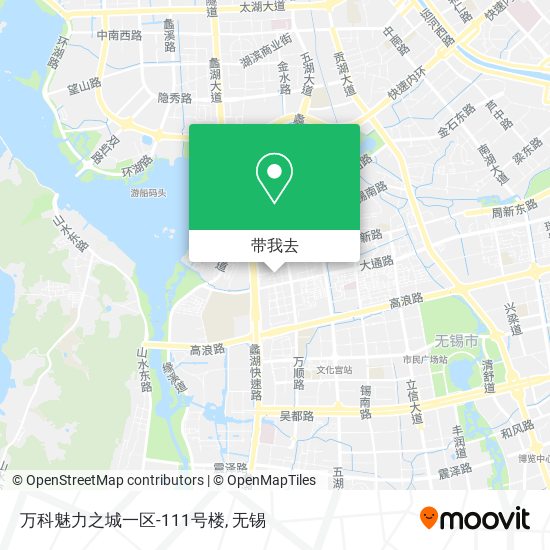 万科魅力之城一区-111号楼地图