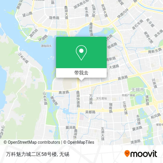 万科魅力城二区58号楼地图