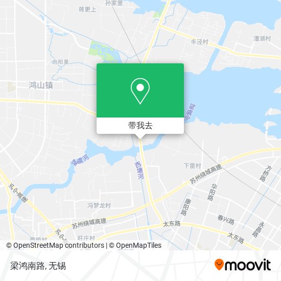 梁鸿南路地图