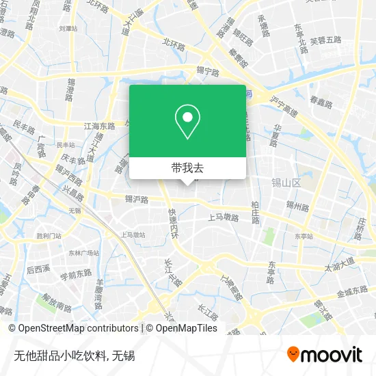 无他甜品小吃饮料地图