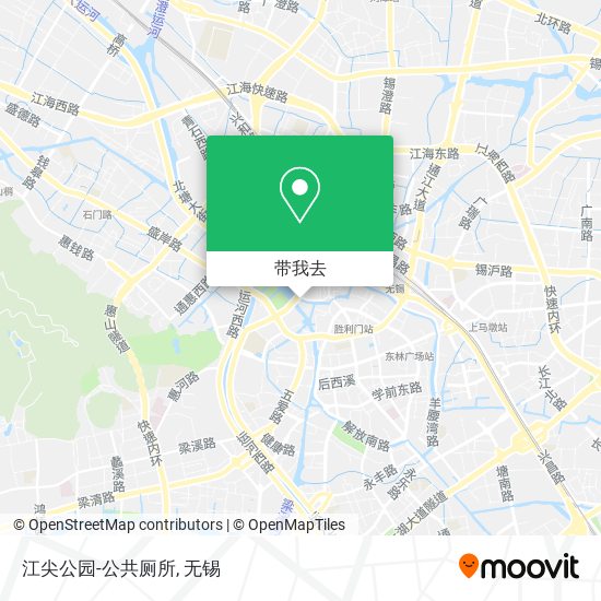 江尖公园-公共厕所地图