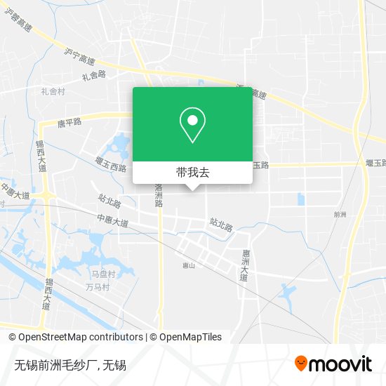 无锡前洲毛纱厂地图