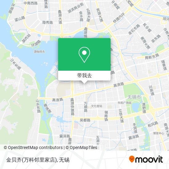 金贝齐(万科邻里家店)地图