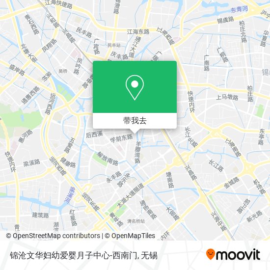 锦沧文华妇幼爱婴月子中心-西南门地图