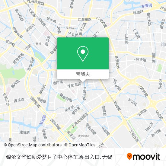 锦沧文华妇幼爱婴月子中心停车场-出入口地图