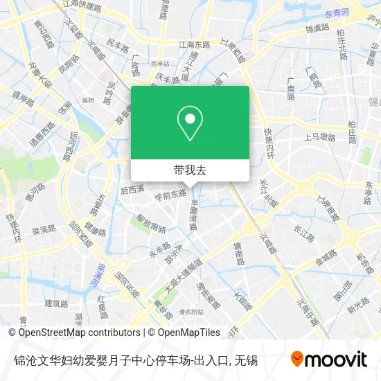 锦沧文华妇幼爱婴月子中心停车场-出入口地图