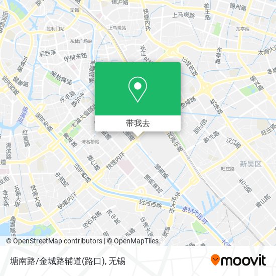 塘南路/金城路辅道(路口)地图
