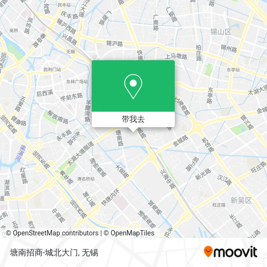 塘南招商-城北大门地图