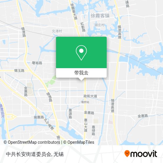 中共长安街道委员会地图
