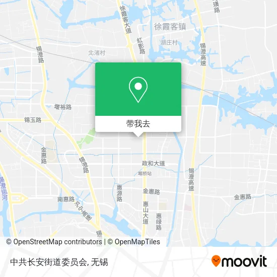 中共长安街道委员会地图