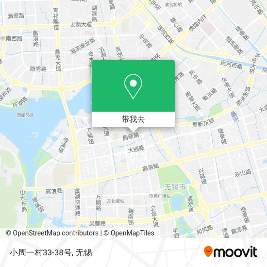 小周一村33-38号地图