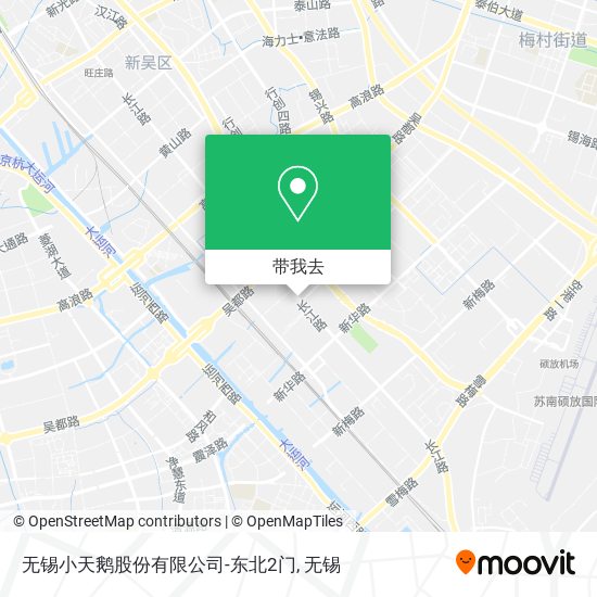 无锡小天鹅股份有限公司-东北2门地图