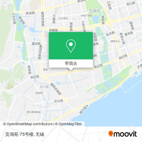 贡湖苑-75号楼地图