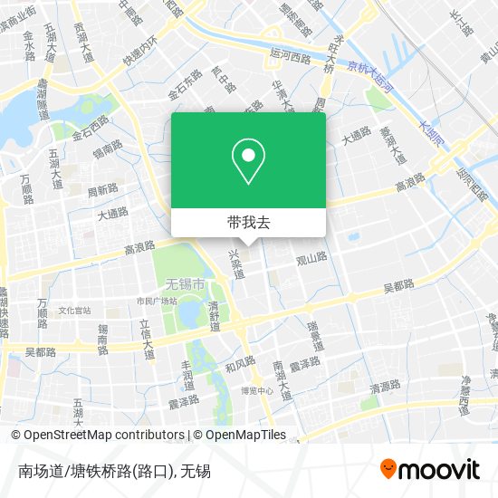 南场道/塘铁桥路(路口)地图