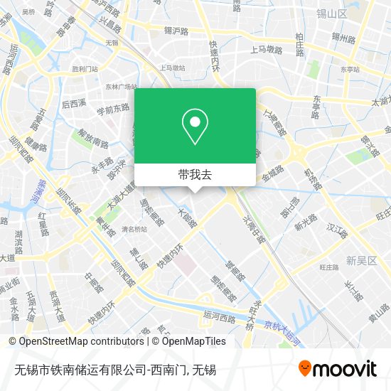 无锡市铁南储运有限公司-西南门地图