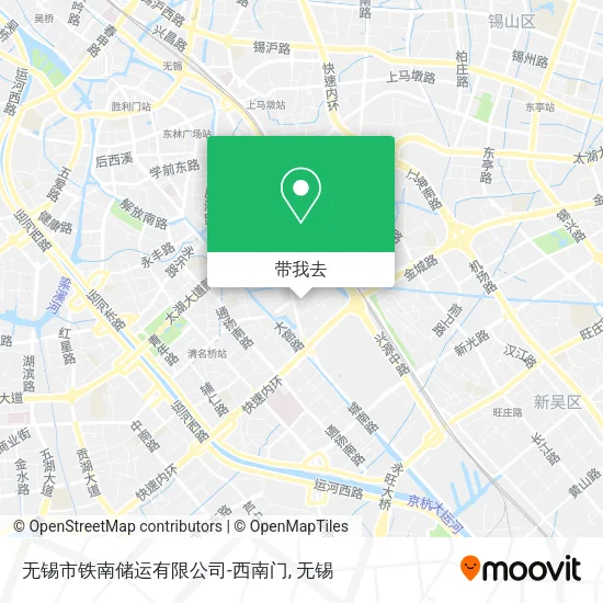 无锡市铁南储运有限公司-西南门地图