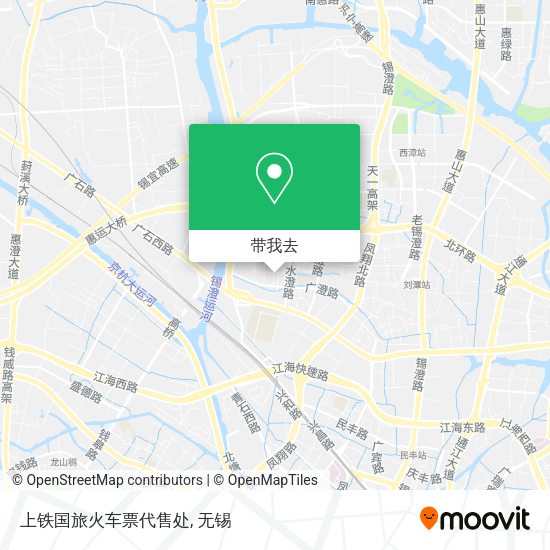 上铁国旅火车票代售处地图