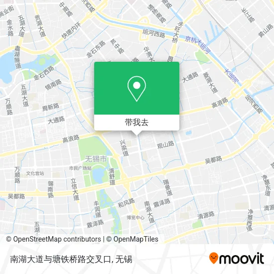 南湖大道与塘铁桥路交叉口地图