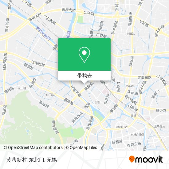 黄巷新村-东北门地图